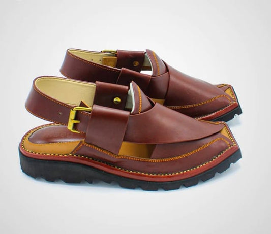 brown zalmi SD sole chappal